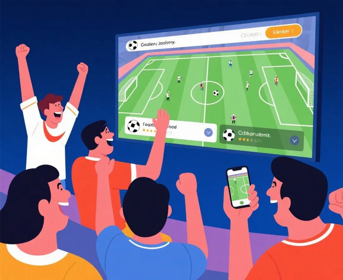 实时关注世界杯比赛的用户场景示意图